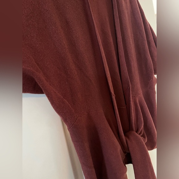 Banana Republic Drop Sleeve Open Tie Front Cardigan Women’s Size Small - Picture 7 of 13